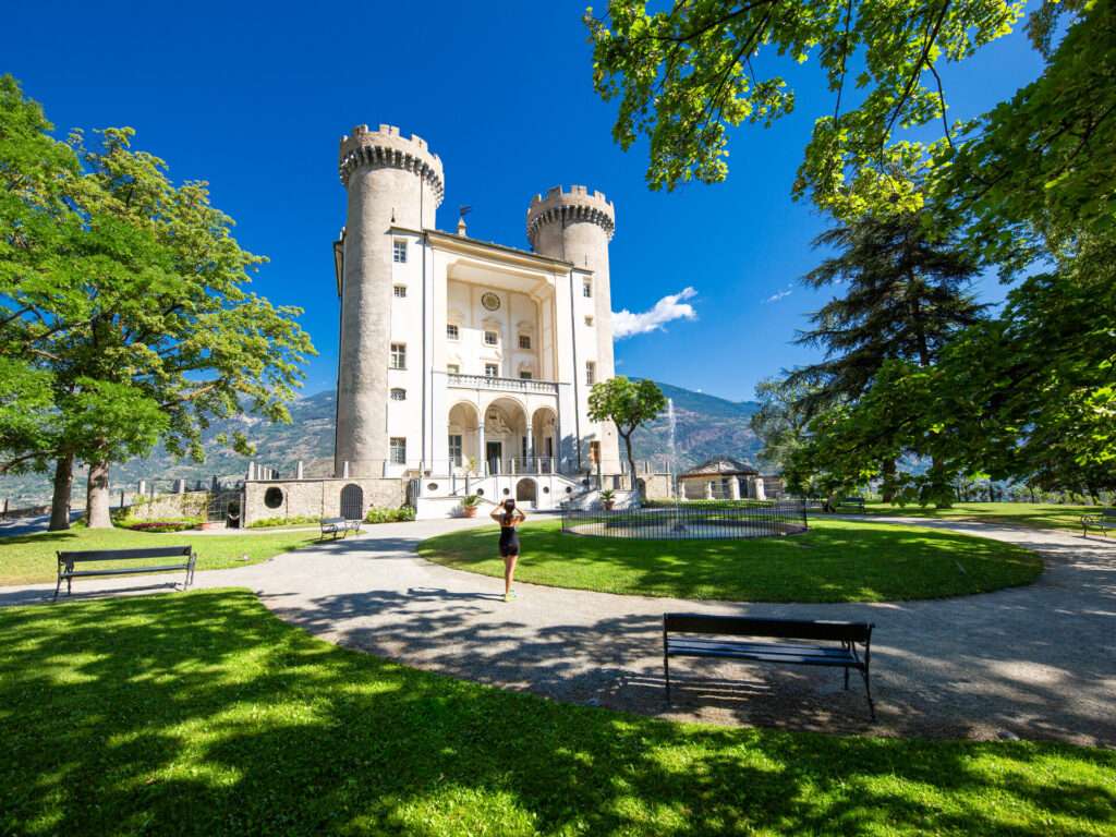 Le château d'aymavilles en vallée d'aoste (c) région autonome vallèe d'aoste