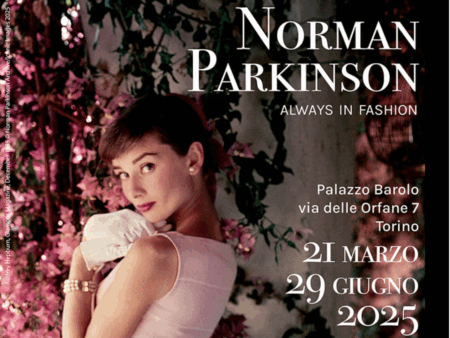 Norman Parkinson in mostra a Torino - à Turin, estratto dal manifesto