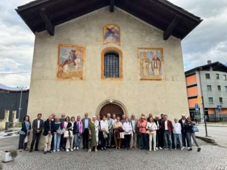 Saint-Martin de Corléans, con i soci del Circolo della Stampa 7 Saint-Martin-de-corléans, avec les membre de Cercle de la Presse (c) Circolo della Stampa di Aosta