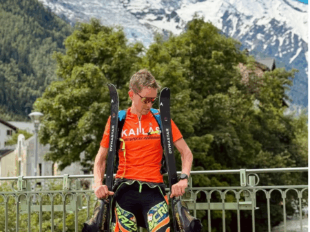 William Boffetti dopo la salita record al monte bianco, il 31 maggio 2025 (c) William Boffetti