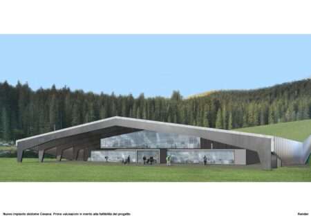 Il rendering del progetto di Cesana Torinese / Le rendering des projets à Cesana Torinese (c) comune di Cesana Torinese