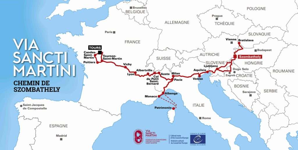 Carte chemin szombathely small