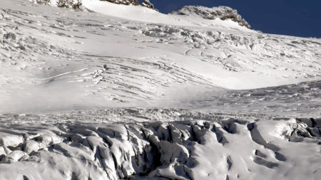 Il Ruitor, uno dei ghiacciai più famosi in Valle d’Aosta; le Ruitor, l’un des glaciers les plus connus en Vallée d’Aoste (c) Public domain, Nostromo-io, Wikimedia Commons
