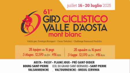 Copertina del Giro ciclistico della Valle d'Aosta 2025 - Le Giro de la Vallée d'Aoste 2025