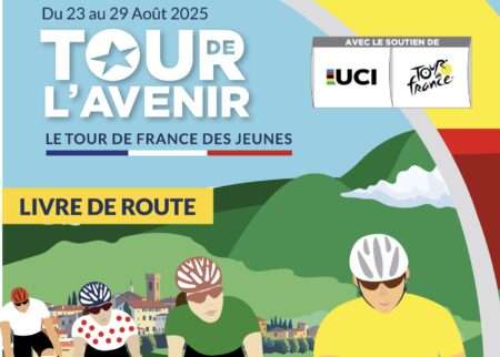 Un extrait du flyer du tour de l'Avenir 2025
