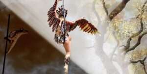 La locandina di Envol, il nouveau cirque di Les Farfadais del 5 e 6 agosto 2025 a Bardonecchia (c) Comune di Bardonecchia e Turismo Torino