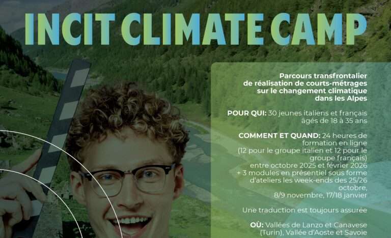 INCIT Climate Camp, flyer