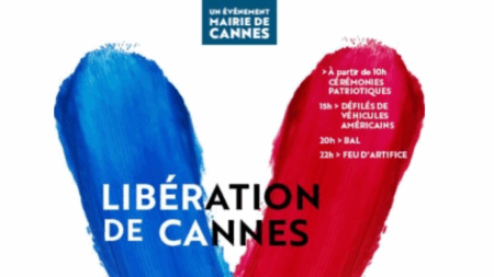 Extrait de l'affiche de 2025 pour la célébration de la libération de cannes