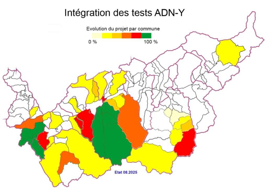 Dove è stato avviato il progetto (c) ValaisADN-WallisDNA”