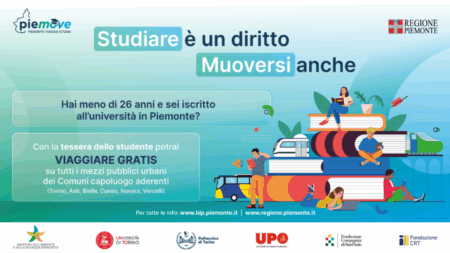 In Piemonte mezzi pubblici gratuiti per gli under 26, Dans le Piémont, transports publics gratuits pour les moins de 26 ans (c) Regione Piemonte