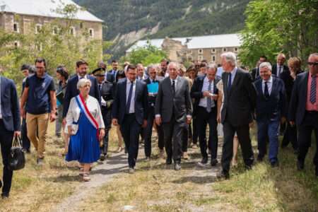La visite au Fort des Têtes pour les JO de 2030, le 27 juin 2025 @Service Presse Premier Ministre - Florian David Matignon