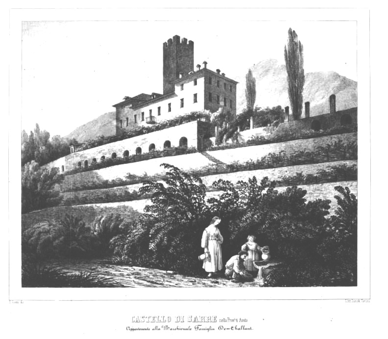 Litografia di J. Junck su disegno di E. Gonin, metà XIX secolo (c) Public Domain Wikimedia Commons