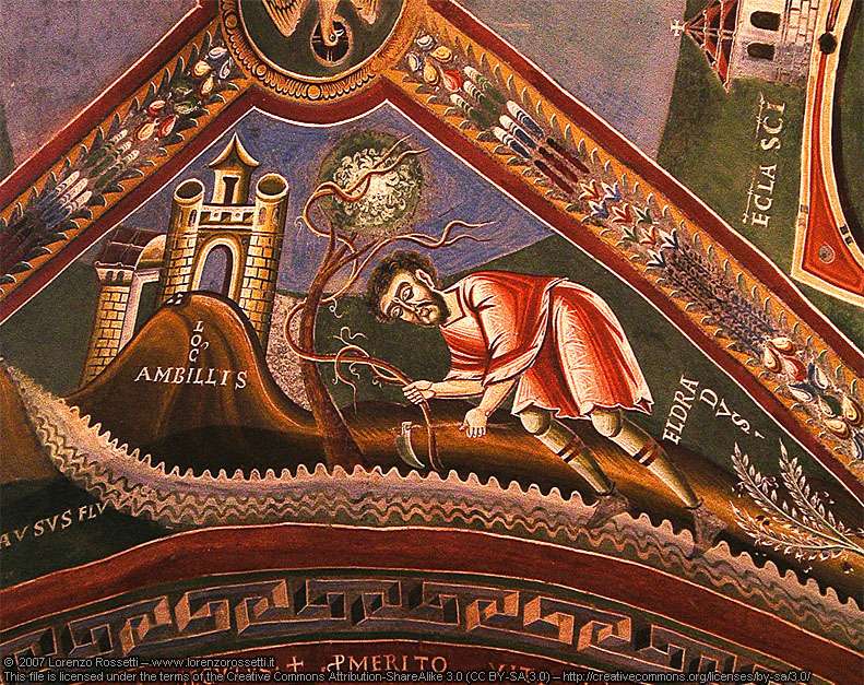 Abbazia di novalesa, un dettaglio della cappella di sant eldrado (c) cc by sa 3 0 duvilar lorenzo rossetti wikimedia commons 