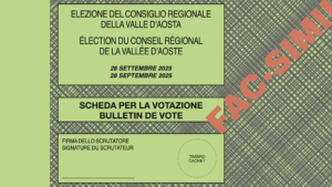Élection Vallée d'Aoste Elezioni Valle d'Aosta 2025