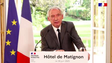 François Bayrou en juin 2025, sur la réforme des retraites (c) Service d'information du Premier Ministre