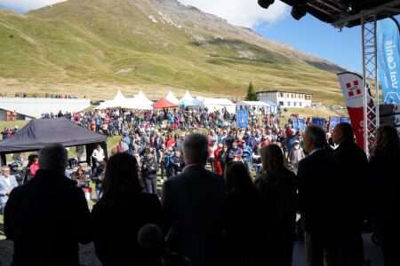 La scène au col du Mont-Cenis, pour la Fete des Alpes 2025 (c) Département de la Savoie