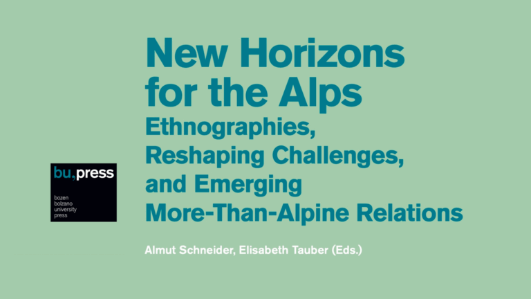 New Horizons for the Alps Nuovi Orizzonti per le Alpi Nouveaux Horizons pour les Alpes