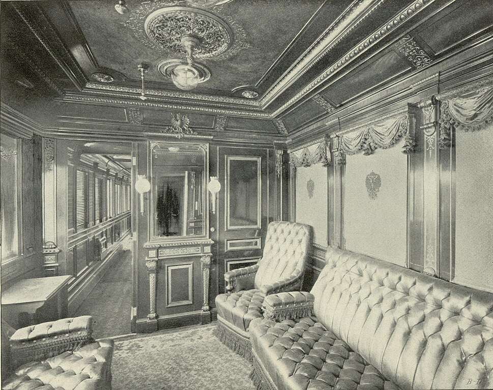 Salone della carrozza reale italiana, 1898 (c) public domain wikimedia commons