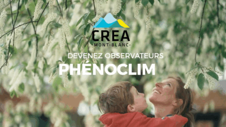 Un extrait de la présentation Phénoclim du CREA Mont-Blanc de Chamonix