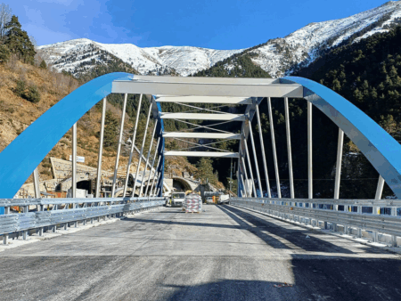 Tunnel di tenda : tende, ponte di scavalco (c) anas
