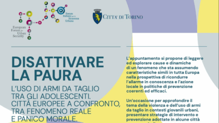 Forum europeo sulla sicurezza urbana a Torino, il 22 e 23 ottobre 2025, estratto dal flyer