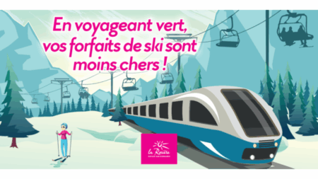 Dans les dameuses, La Rosière remplace le diesel par des carburants renouvelables La Rosière, une affiche sur la réductions des impacts environnementaux