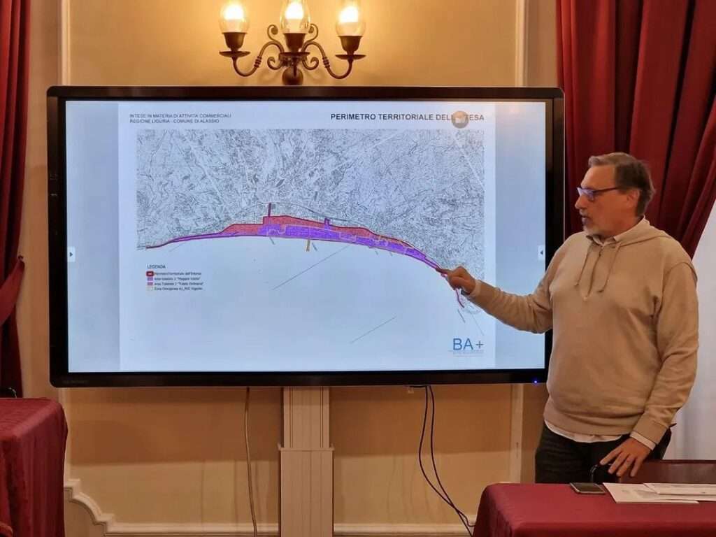 La presentazione delle aree interessate dalle misure, il 20 ottobre 2025 ad alassio (c) comune di alassio