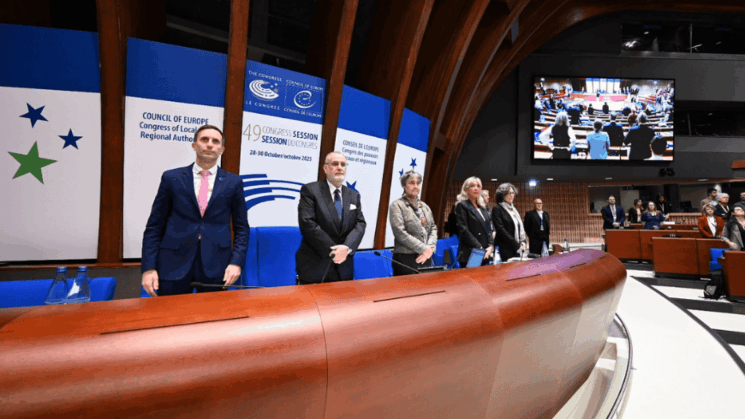 La session de fin octobre du Congrès de pouvoirs locaux et régionaux du Conseil de l'Europe (c) Conseil de l'Europe