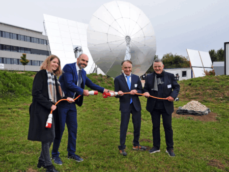L'inauguration de la centrale de fusion solaire, le 3 octobre 2025 , à La-Chaux-de-Fonds(c) Entreprise Panatere