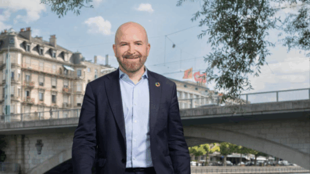 Nicolas Walder, image de campagne electorale 2025