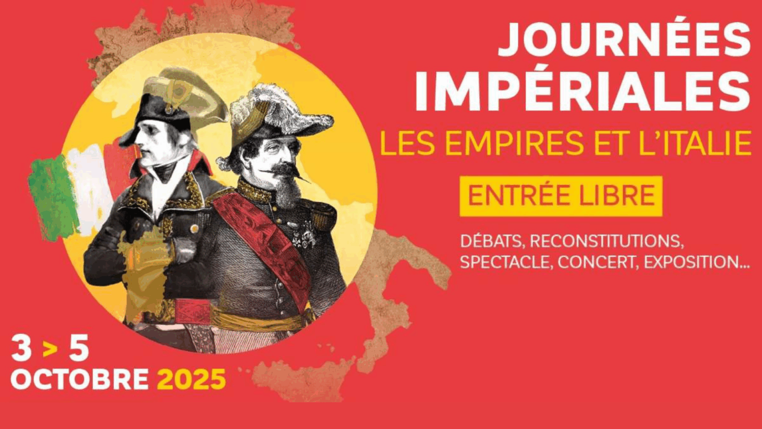 Affichette des journées impériales 2025