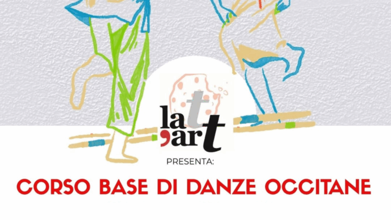 Corso danze occitane 2025 estratto dalla locandina di Lat'Art