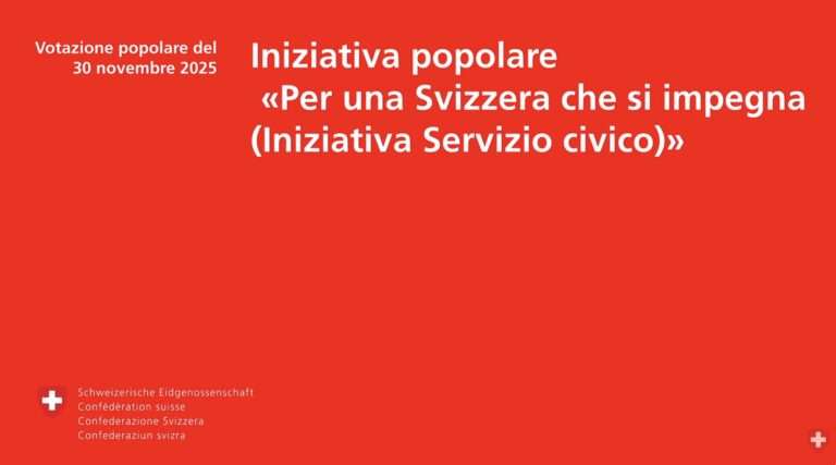 Uno dei due quesiti del referendum in Svizzera del 30 novembre 2025, nel video illustrativo dell'amministrazione federale