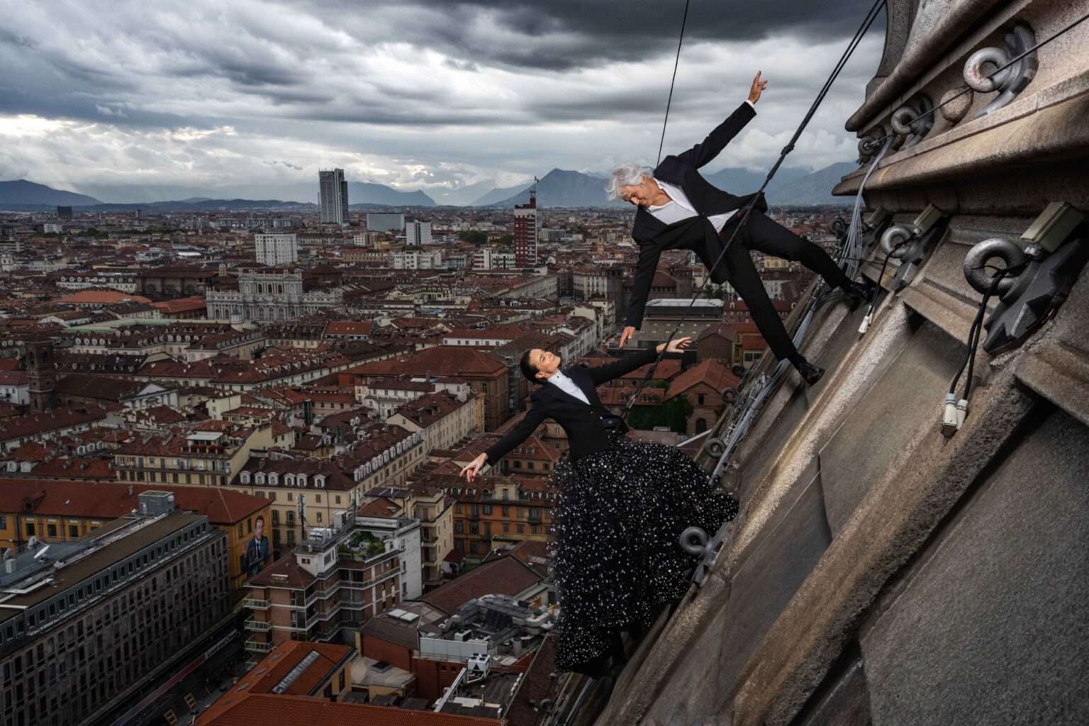 Riccardo Ghilardi, “Piano sequenza, la Mole”; Riccardo Ghilardi « Plan séquence, la Mole » (c) Gallerie d’Italia