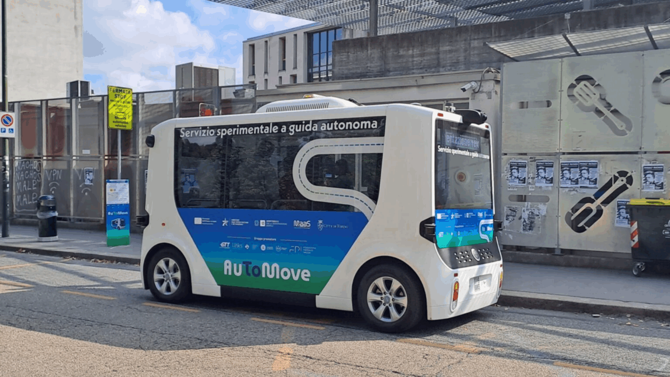 Le navette autonome di Torino, Les navettes autonomes de Turin (c) Torino City Lab
