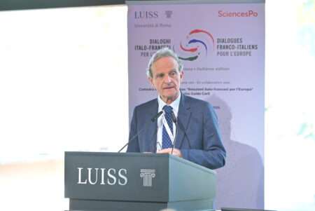 Marc Lazar ai dialoghi italo-francesi del Trattato del Quirinale (c) Luiss