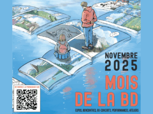 Mois de la bande dessinée provence agglo 2025, extrait de l'affiche