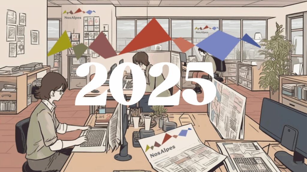 Gli articoli più letti nel 2025 di Nos Alpes Nos Alpes Rédaction Illustration (Nos Alpes IA)