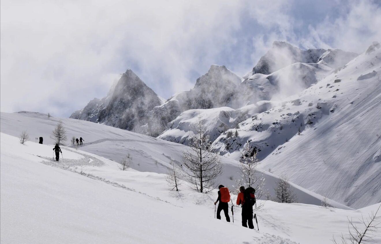 Atelier sécurité hivernale au Parc DVA d’Aiguilles (c) Parc naturel du Queyras