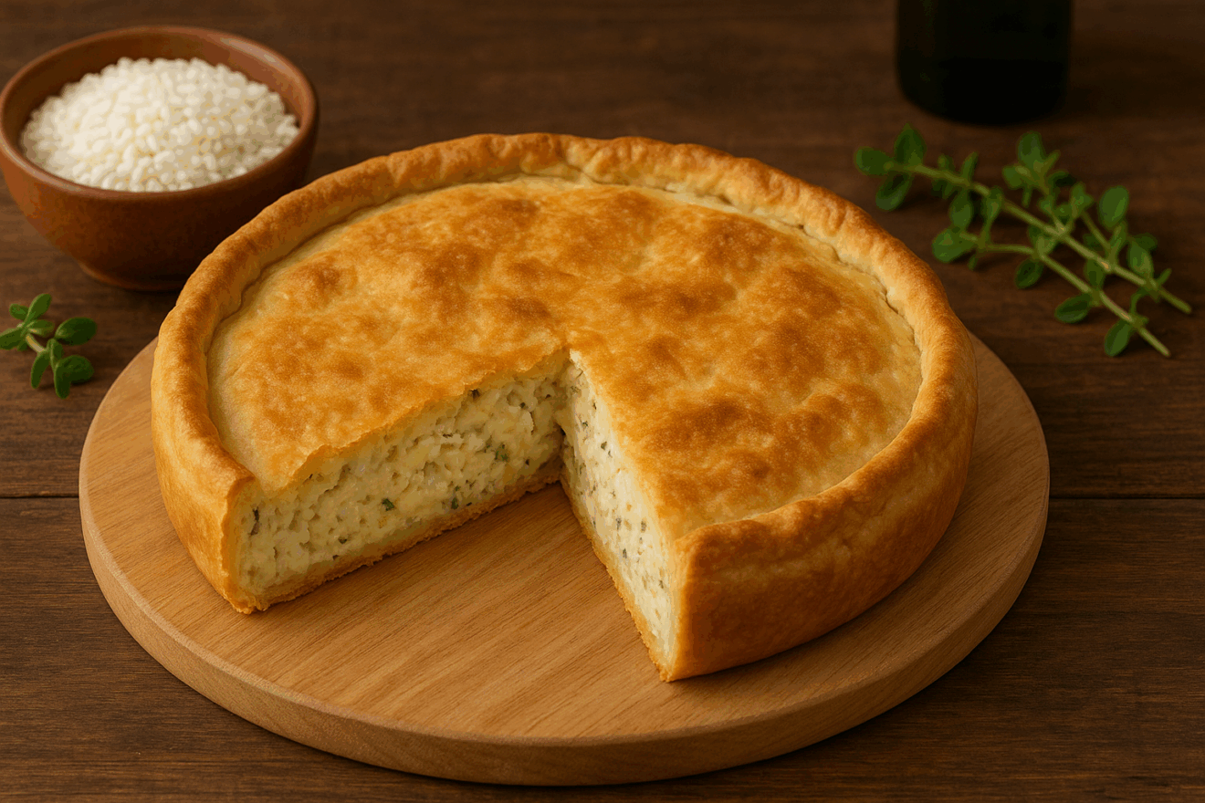 La Torta di riso ligure, Le Gâteau de riz de Ligurie
