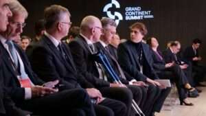 Alcuni dei partecipanti al Summit Grand Continent 2025 - Des participants au Sommet Grand Continent 2025 (c) Regione autonoma Valle d'Aosta