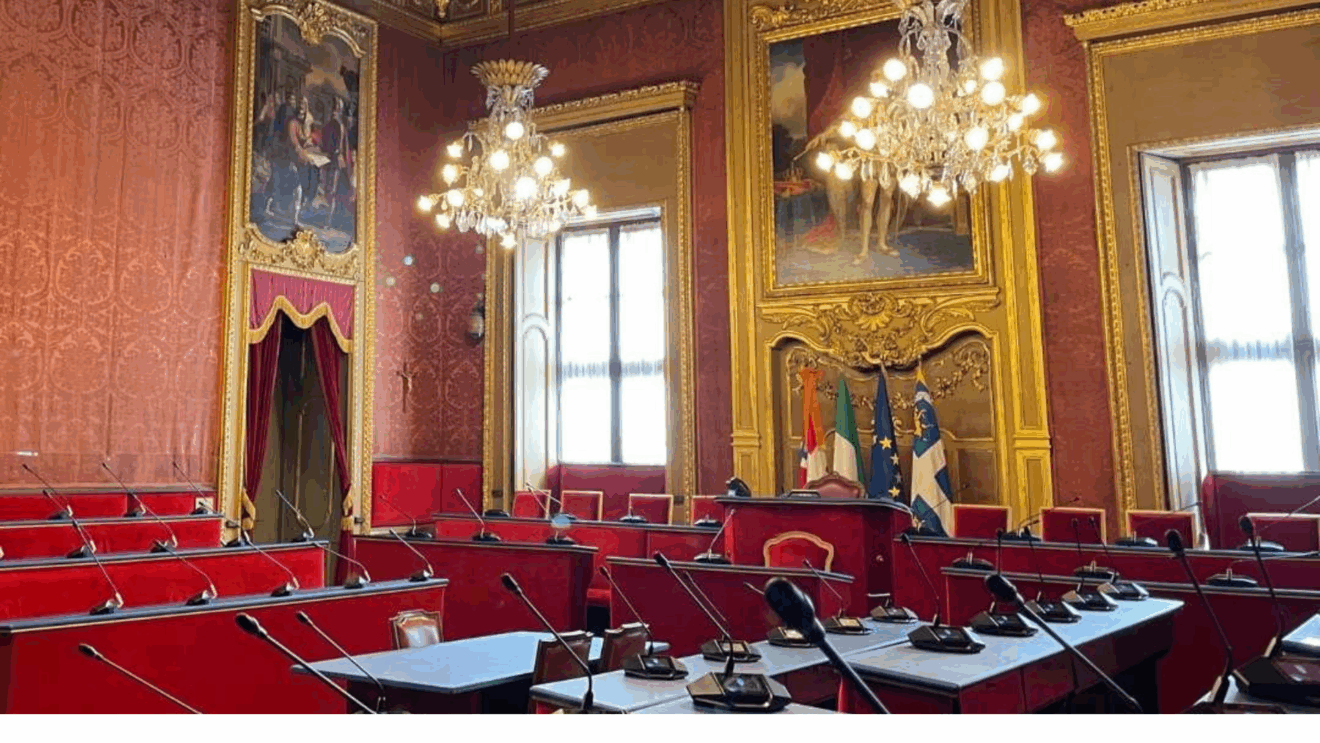Aula del consiglio della città metropolitana di torino (c) città metropolitana di torino