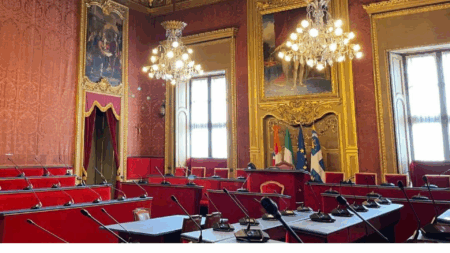 Aula del consiglio della città metropolitana di torino (c) città metropolitana di torino