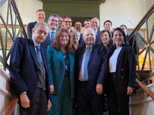 Foto di famiglia dell'incontro del gruppo di amicizia Italia - Francia il 9 dicembre 2026 (c) Assemblée Nationale