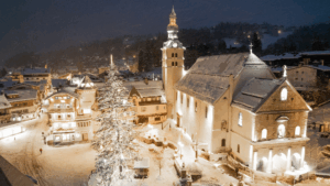 Mégève dans toutes ses lumières, pour Digital Art EXPO 2025 (c) Ville de Mégève