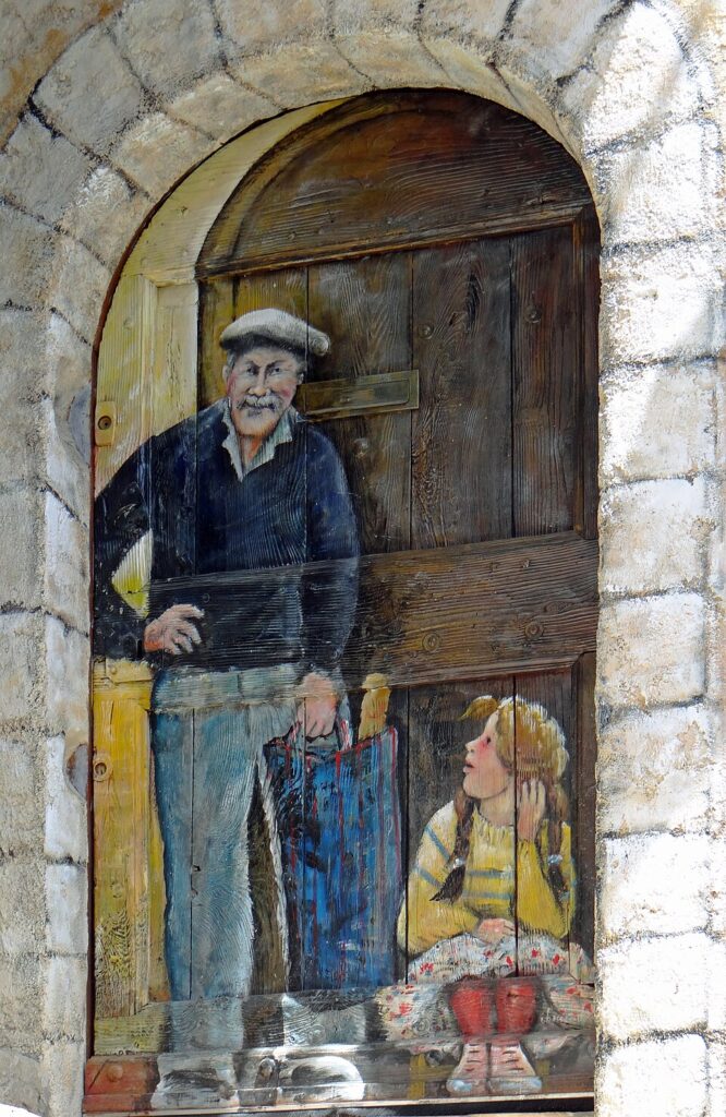 Roubion, une des portes décorées (c) cc by sa 4 0 r mossot wikimedia commons