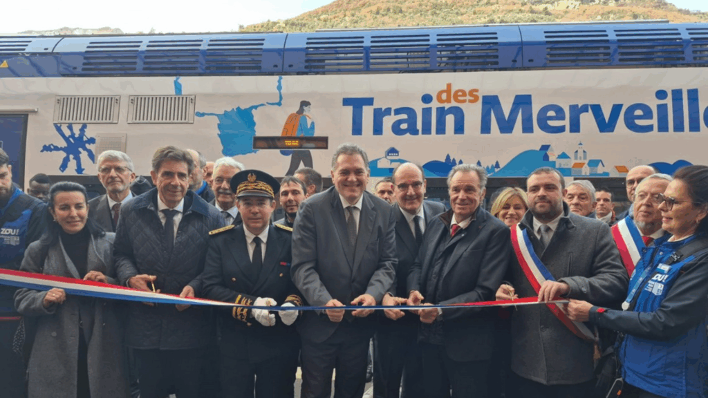 Rouverture de la ligne ferroviaire Nice-Breil-Tende, le 15 décembre 2025 (c) Préfecture des Alpes Maritimes