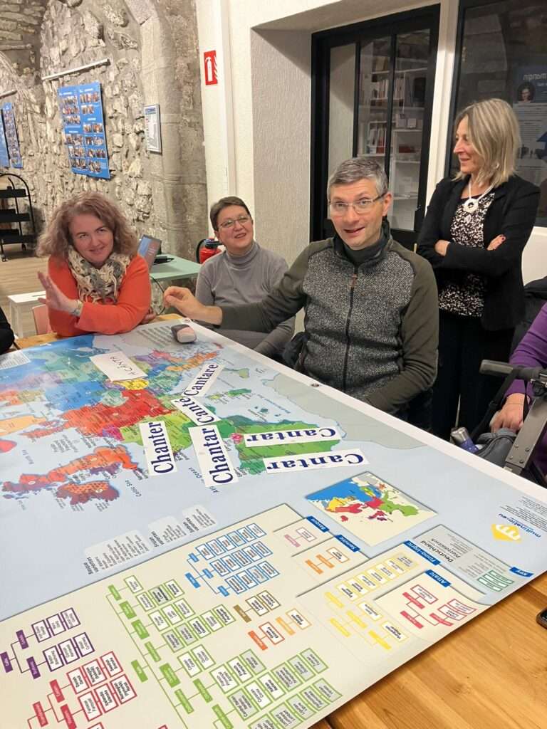 Sentiers linguistiques carte européenne (c) alice fiorentino