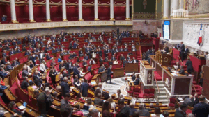 À l'Assemblée nationale lors du vote du projet de loi sur les Jeux Olympiques 2030, le 14 janvier 2026 (c) Assemblée Nationale