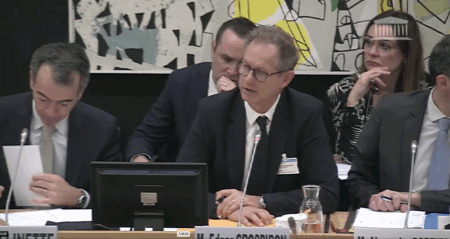 Le président du Comité organisateur des Jeux olympiques 2030, Edgar Grospiron, lors d'une audition à l'Assemblée nationale, le 10 décembre 2025.- Il presidente del Comitato organizzatore dei Giochi olimpici 2030, Edgar Grospiron, in audizione all'Assemblea nazionale, il 10 dicembre 2025 (c) Assemblée Nationale